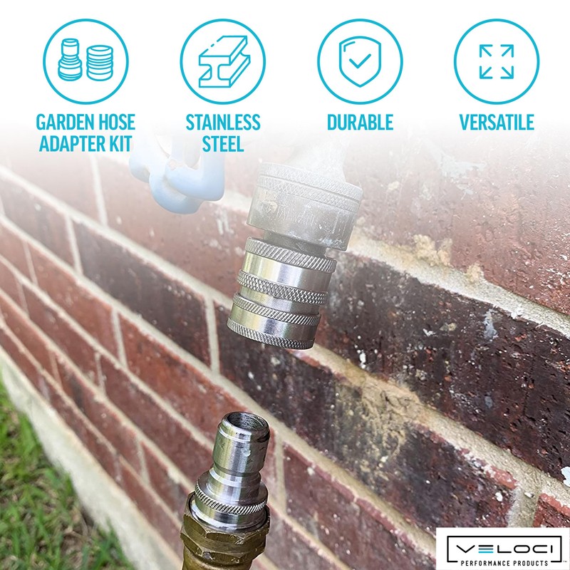 MTM Hydro Garden Hose Adapter 4 Piece 3/4” Quick Connect