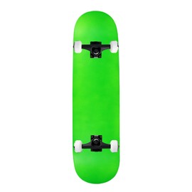 Moose Complete Skateboard NEON Green 7.75" Black/White Assembled