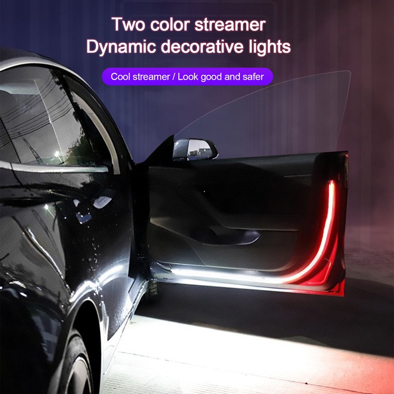 Car Door Light Strip Open Warning Slim Anti Rear End