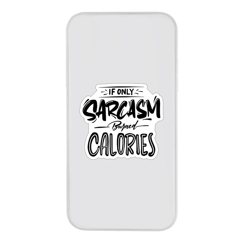 (3PCS) If Only Sarcasm Burned Calories Style 2 Sticker for