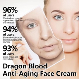 Dragon Blood Anti-Aging Face Cream – Firming & Hydrating Moisturizer with Ceramide & Vitamin C – Reduces Wrinkles, Fine Lines & Uneven Tone – For All Skin Types, 50ml