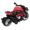Alloy Motorcycle Model High Simulation Cool Sound Light Pull Back