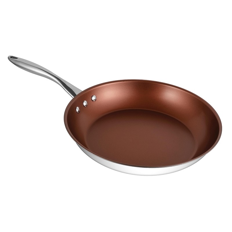 12" (30 cm) Stainless Steel Pan by Ozeri with ETERNA,