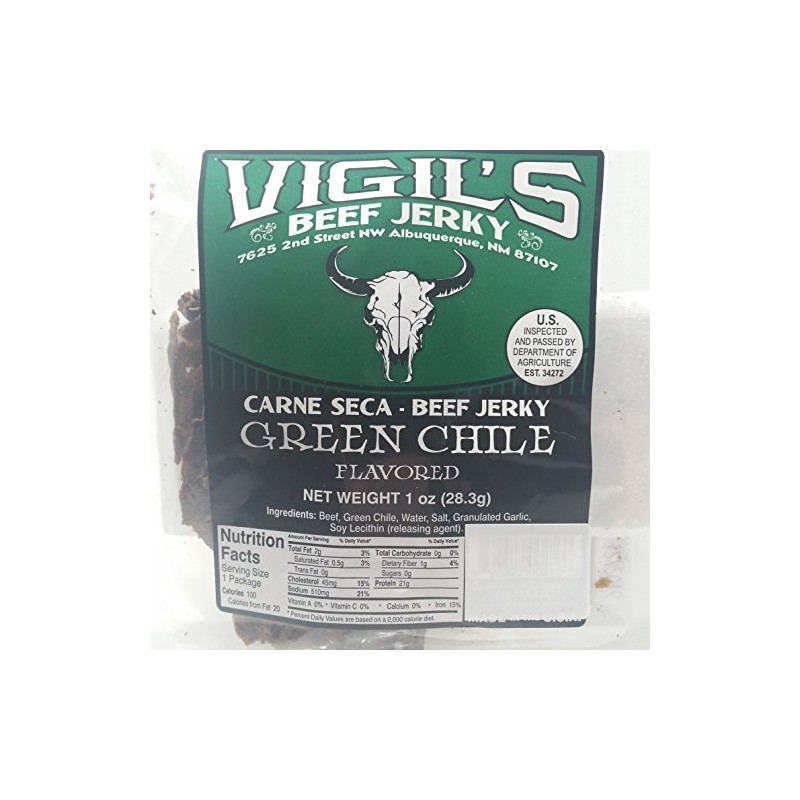 Vigil's Red and Green Chile Jerky
