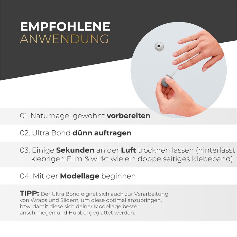 Ultra Bond for Gel Nails and Acrylic Nails as a