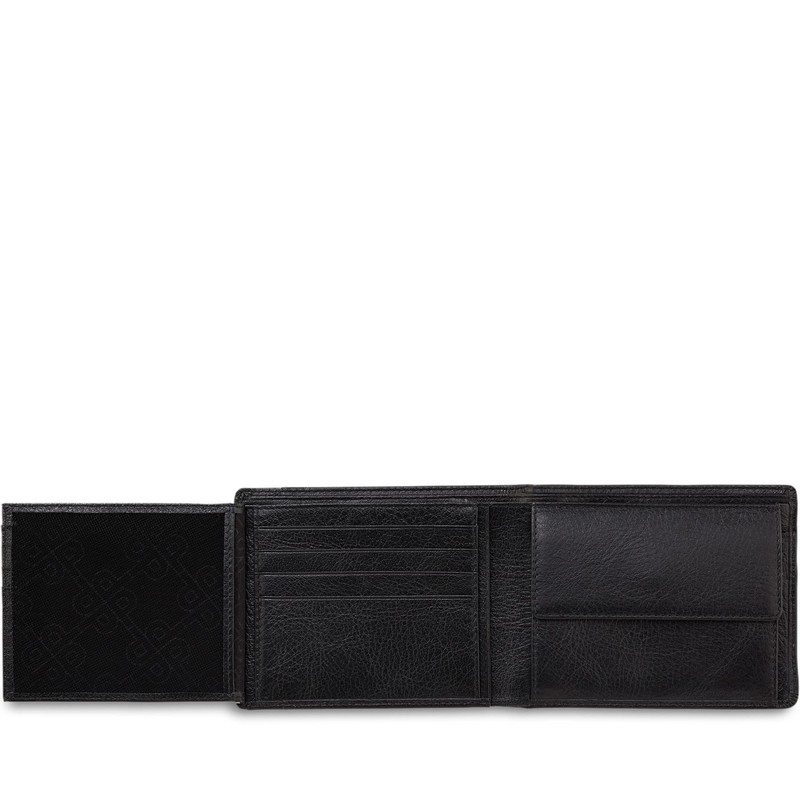 Picard Herren Buddy 1 Münzbörse, (Schwarz), 9.5x2x12 cm