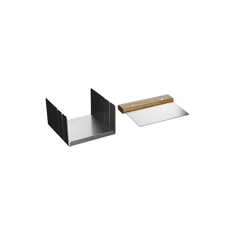 Areej Stainless Steel Mitre Box Miter Set-2 Slots for 1"