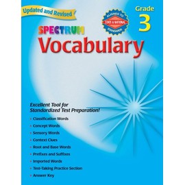 Spectrum Vocabulary, Grade 3