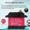 4Pcs DS3225 25KG Digital Servo, Large Torque High Speed Full
