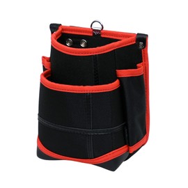 KH Takesonashii Two-tier Waist Bag, Black/Red