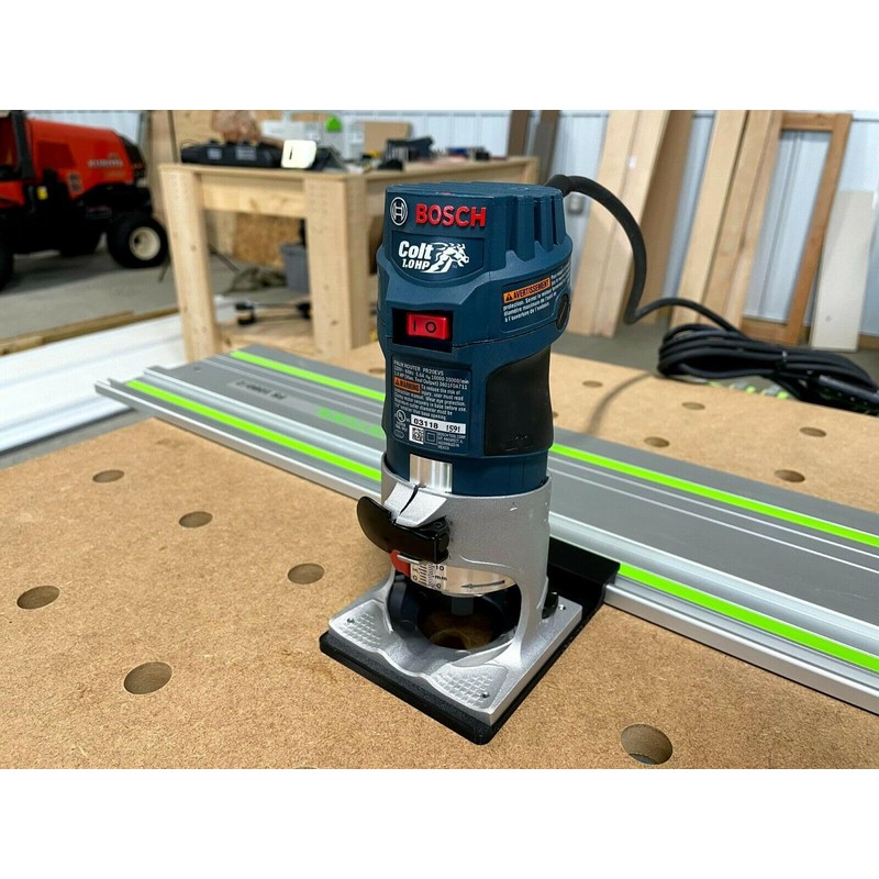 ToolCurve's Guide Rail Adapter Compatible with Bosch Colt 1HP Router