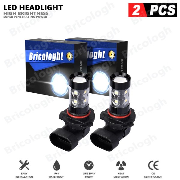 Unbranded LED High Power Daytime Running Light Kit 6000K For
