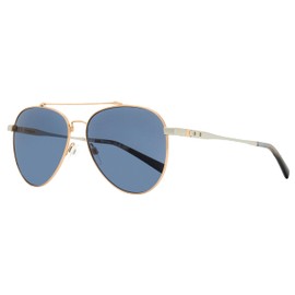 Shinola Flexon Pilot Sunglasses SH2101SL 781 Gold/Silver 60mm