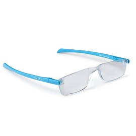 Twist ONE Read Flat Folding Reading Glasses (+2.00, Cyan Blue)