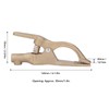 Welding Ground Clamp 35mm Opening Brass Good Conductivity Oxidation Resistance