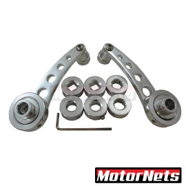MotorNets Anodized Billet Aluminum Window Crank Handle Hot Rod Chevy Ford Chrysler