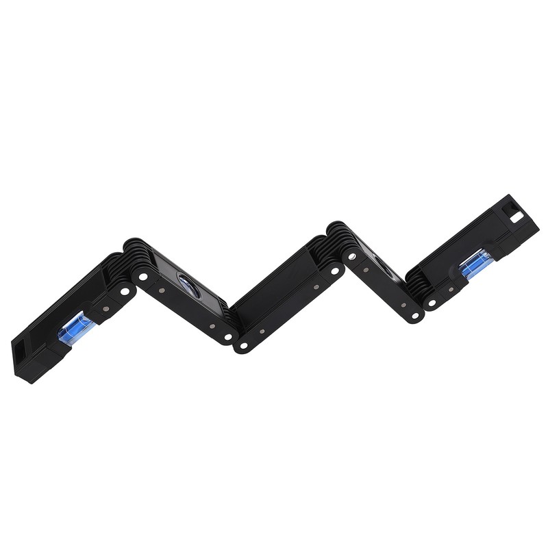 Folding Level Ruler Aluminum Alloy 4 Bubble Multifunction Multi Angle