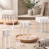 150 Pcs Glass Essential Oil Roller Bottles 10 ml, Clear,White