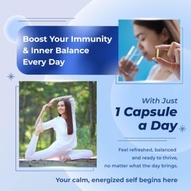 Sotalix Sea Moss Capsule with Ashwagandha, Burdock Root, Bladderwrack, Turmeric - Powerful Natural Immunity Booster - USA Made (150 Count (Pack of 1))