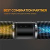 HealSmart 4" 16 Ft Aluminum Ducting Flexible, Heavy-Duty Four-Layer Protection