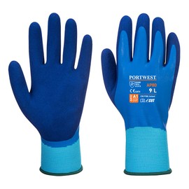 Portwest Unisex Liquid Pro Gloves (Blue_Large)
