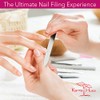 Karma Organic Glass Nail File- Professional Nail Buffer smooth finish