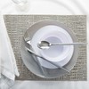 Home Details 4 Pack Santorini Metallic Placemat, Kitchen, Dinning Room,