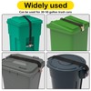 Wbgraceful 2Pcs Trash Can Lid Locks, Outdoor Trash Can Locks,