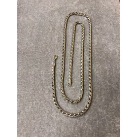 Simple   42" OR 36" Long 6 mm Men's Women's Rhodium  THICK Simple Rope Chain Necklace