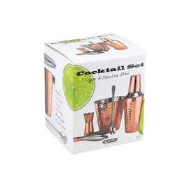 Apollo 3310 Copper Cocktail Set 5pc, 17x14.5x14.5