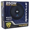 Rockville RXM88 8" 250w 8 Ohm Mid-Bass Driver Car Speaker