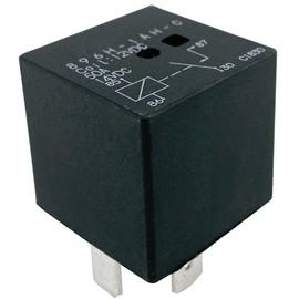 896H-1AH-C (2-Pack) 12VDC 50A 4-Pin SPST High Current Automotive Relay Compatible with Ford GM Chrysler and Heavy Duty Equipment Replacement for 896H-1AH-D 896H-1CH-C