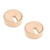 Gedotec Cable grommet untreated oak | plain | 2 pieces