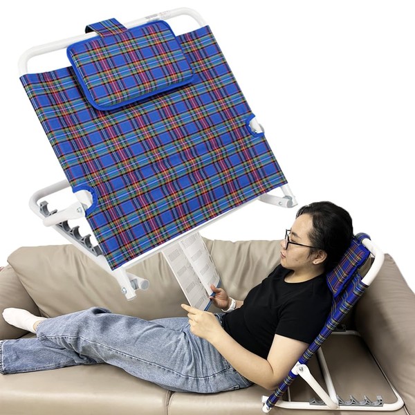 GBH-MED Bed Adjustable Sit-Up Back Rest, Folding Disability Stand Assist