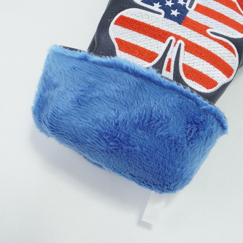 [CMCDESIGN] Live Lucky "Flag Day" Navy Fairway Headcover