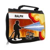 Toiletry Bag with Name Ralph and Feurwehr Design for Boys