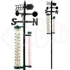 Weather Station H 150 cm Garden Thermometer – Wind Garden