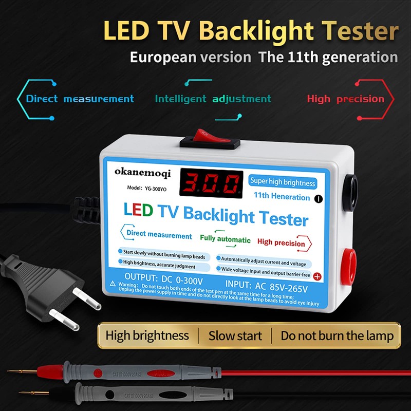 LED TV Backlight Tester, LED Light Strip Lamp Bead Repair