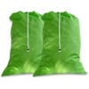 eco2go Extra Large Heavy Duty Laundry Bag, Lime Green, (2