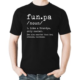 Witty Fashions Fun.pa - Funny Cool Vacation Tee for Grandpa - Fathers Day Novelty Mens T-Shirt (CA/US, Alpha, XX-Large, Regular, Regular, Black)