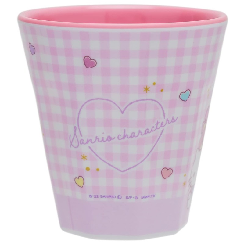 Tsujiseru 7009199 Sanrio Melamine Cup, Female Saw, 9.1 fl oz