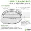 Pleased Pickle Spaetzle Maker Lid and Scraper – 12.8 x