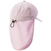 Champion 141-0109 Kids Cap with Flap, safety pink, 53.0-55.0 cm