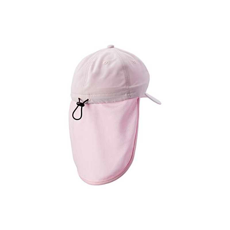 Champion 141-0109 Kids Cap with Flap, safety pink, 53.0-55.0 cm
