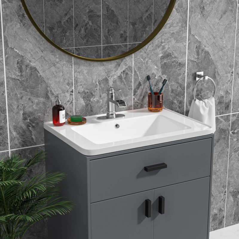 US Bathroom Vanity Sink Top Ceramic Vanity Sink Top with