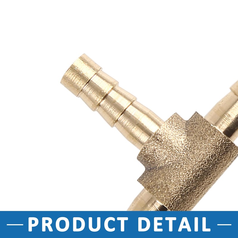 A ABSOPRO Barb Hose Fitting 3 Way T Connector 5mm