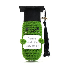 The trend collection Graduation Gifts Positive Pickle with Stand. Graduation Decorations, 2024 Graduation Gift. Office Desk Decor, Co Worker Gifts. Enouraging Emotional Su