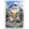Hoffman California Fabrics 30" X 44" Panel Bald Eagle Mountains