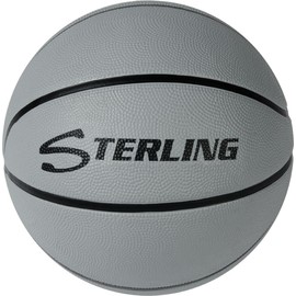 Sterling Premium Superior Grip Gray Junior Size 5 Rubber Basketball