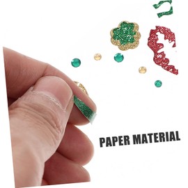 IWOWHERO 2pcs St Patrick's Day Glitter Face Stickers Temporary Shamrock for Adults Festive Body Decals for Party Favors and Decorations